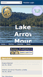 Mobile Screenshot of lakearrowheadsunriserotary.org